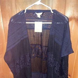 Lauren Conrad New with tags ,  one size fits all black swimsuit cover up